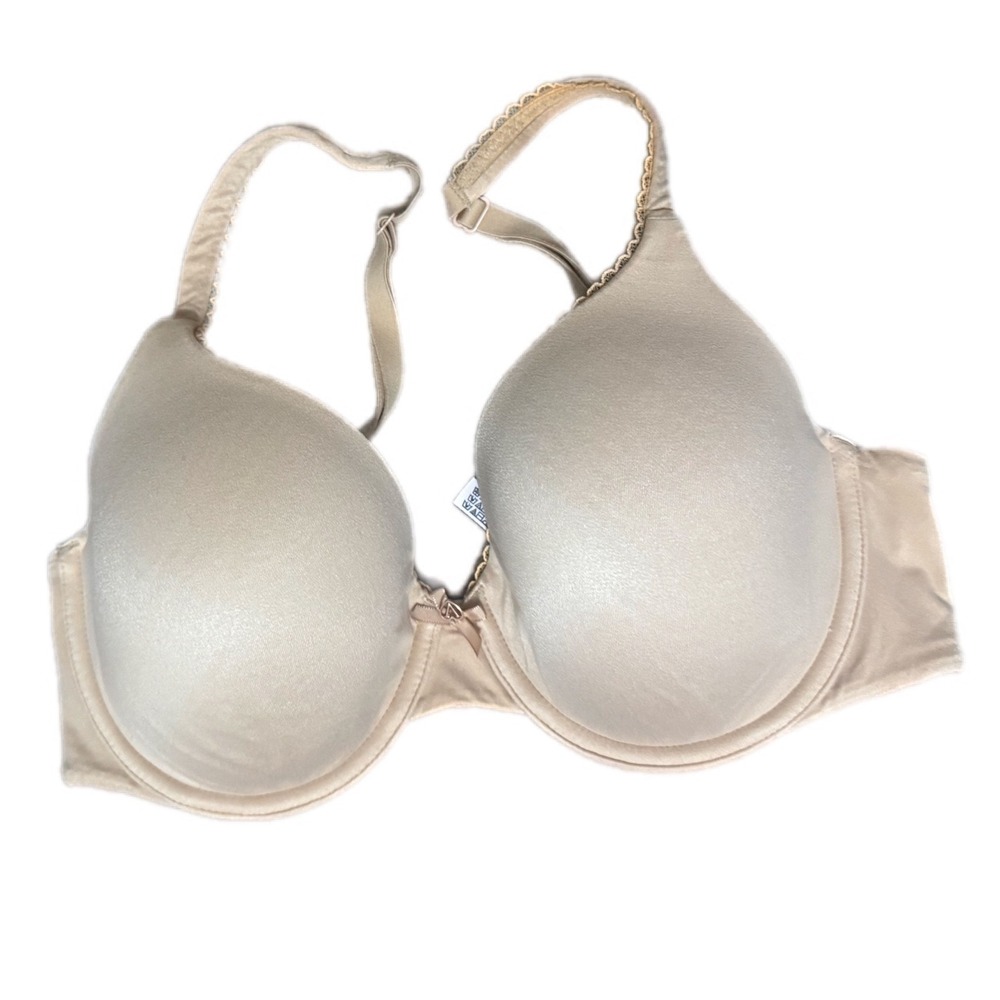 Victoria's Secret Bra Women 32DD Beige Excellent Body By Victoria Lined Coverage
